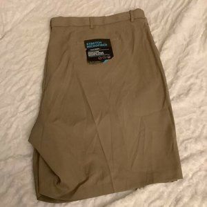 Savane Men’s Stretch Microfiber Flat Front Shorts Size 50 NWT -SI
